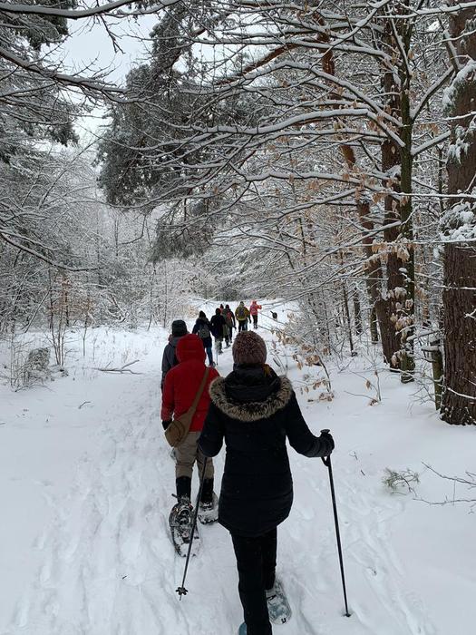ADK Laurentian Snowshoe Hike 1/14/2023 (Credit: Blair F. Madore)