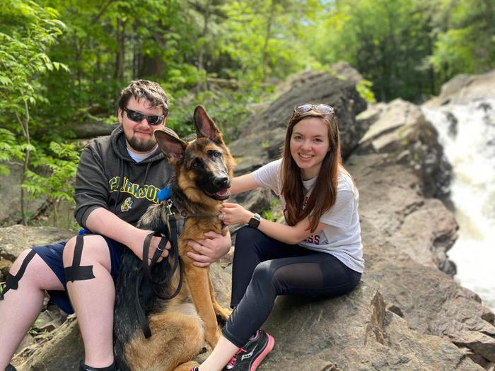 Anna, Donny, and Thor (Credit: Anna Dickinson)