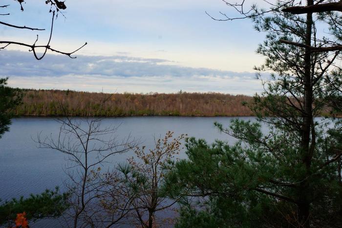 Yellow Lake from scenic overlook (Credit: Wm. Hill)