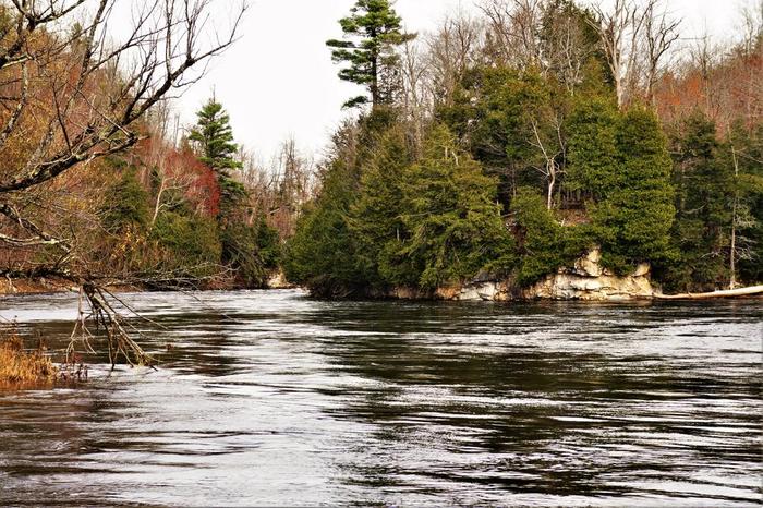at the end of the river access trail (Credit: Wm Hill)