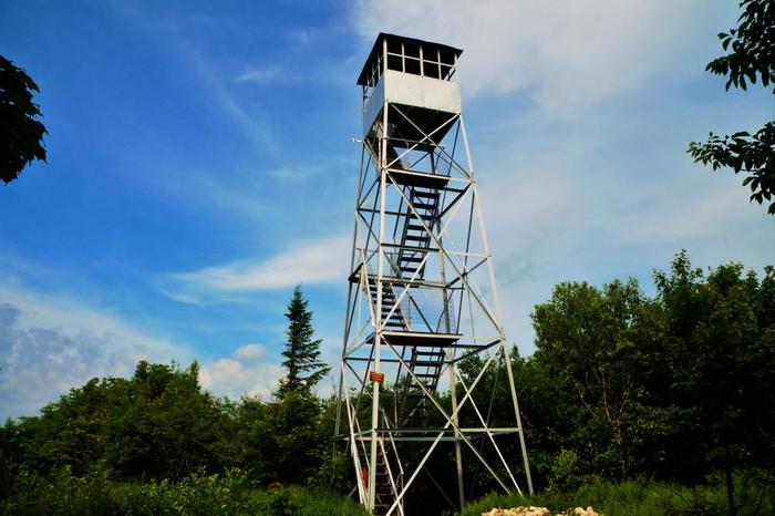 Azure mountain fire tower celebrated 100 years this summer (2018) (Credit: Wm Hill/Hiking the trail to yesterday)