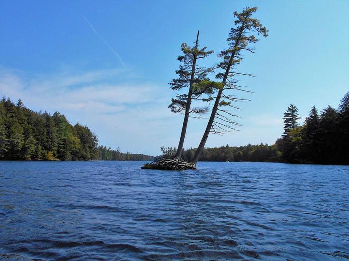 islands come in all sizes (Credit: Wm Hill- Hiking the trail to yesterday)