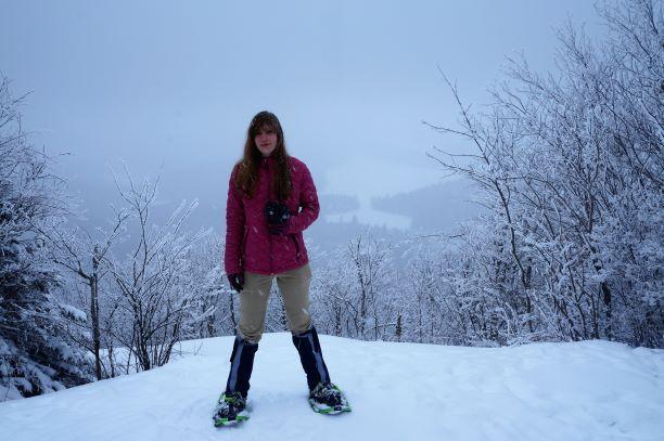 A perfect destination on snowshoes (Credit: Wm.Hill/Hiking the trail to Yesterday)