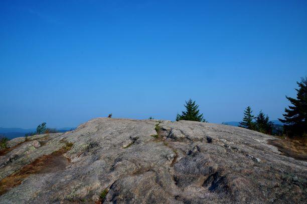 The bare summit of Coney Mt (Credit: Wm.Hill/Hiking the trail to Yesterday)