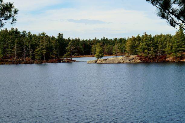 Just some of the islands on Huckleberry Lake (Credit: Wm Hill/Hiking the trail to yesterday)