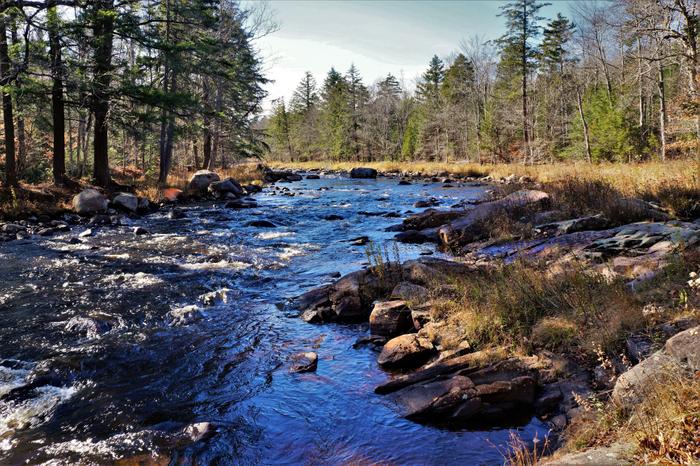 One of many views of the Oswegatchie river (Credit: Credit: Wm Hill- Hiking the trail to yesterday)