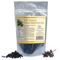 USA Grown Dried Elderberries 4oz