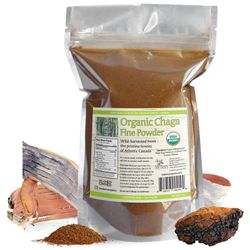 Organic Chaga Fine Powder (4oz)