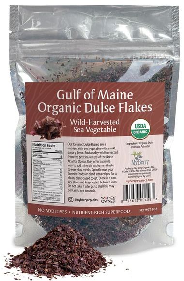Organic Gulf of Maine Dulse Flakes (3oz)