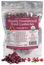 Organic Unsweetened Dried Cranberries