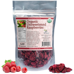 Organic Unsweetened Raspberries (3oz)