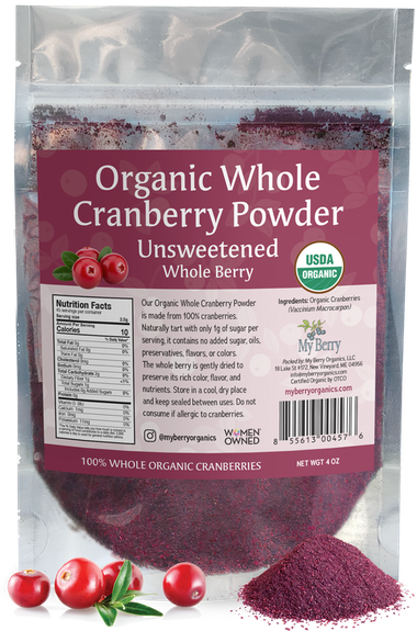 Organic Whole Cranberry Powder 4oz