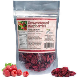 Unsweetened Dried Raspberries 3oz