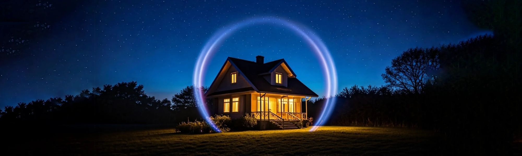 home protected by aura