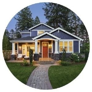 graphic icon of house