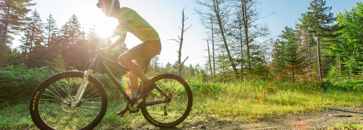 Mountain biking in Carrabassett Valley