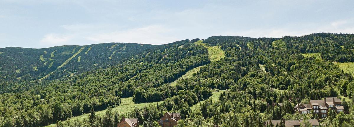 Saddleback mountain in the summer