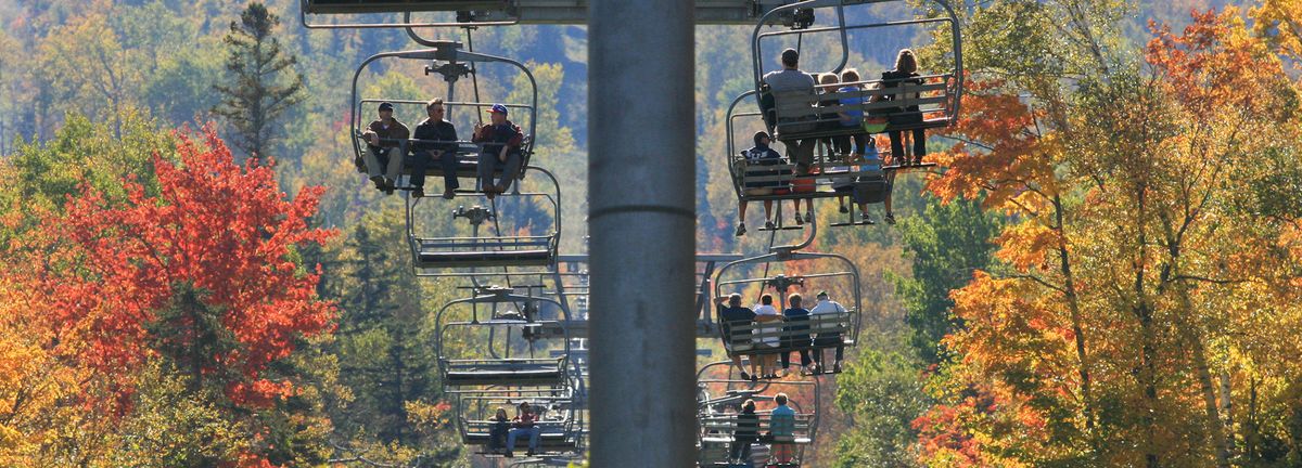 Chairlift rides at Sugarloaf