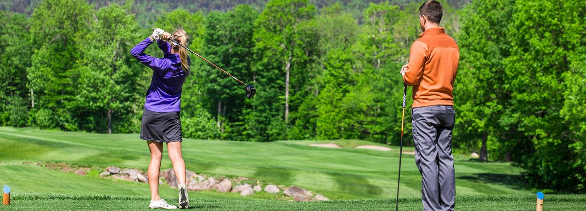 Golfing