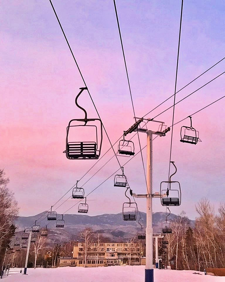 Sawduster Chairlift from the Sugarloaf Inn