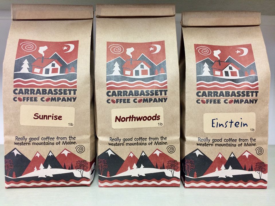 New craft bags of Carrabassett Coffee