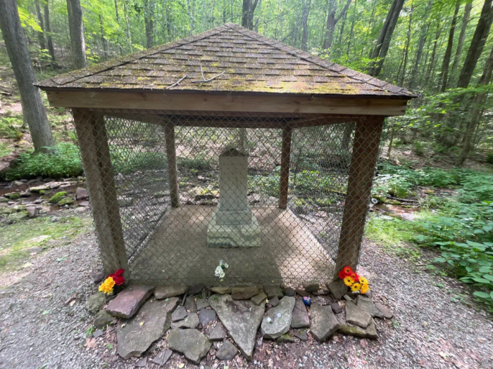 Cox Monument at Lost Turkey Trail (Credit: AllTrails user Jeffrey Calhoun)