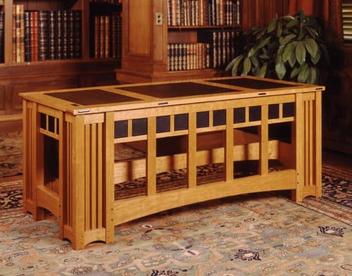 Frank Lloyd Wright inspired office desk