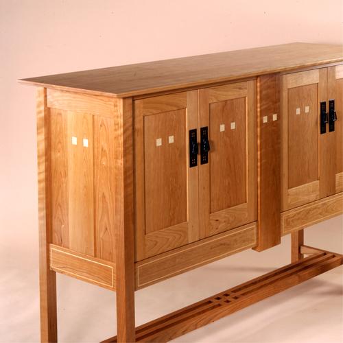 Contemporary Arts & Crafts style cabinet.