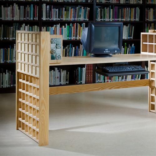 Computer desk.