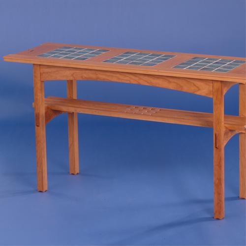 Tile Top Console Table