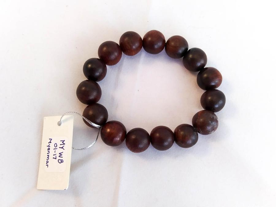 Myanmar Wooden Bead Bracelet