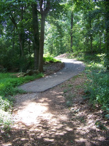 portage trail around Cedar Falls Dam (Credit: Upstate Forever)