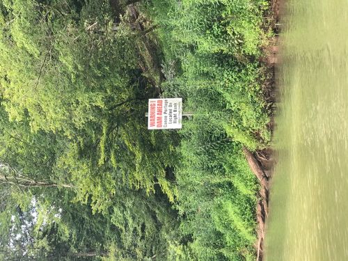 Dam warning sign (Credit: Pacolet River Outfittets)