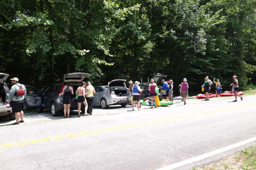 Parking Area at Goldmine Raod (Credit: Upstate Forever)