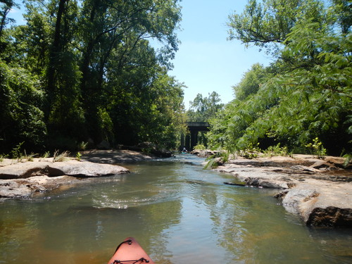 shoals just above Mauldin Road Bridge (Credit: Upstate Forever)