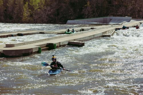 Whitewater run at Great Falls (Credit: Duke Energy)