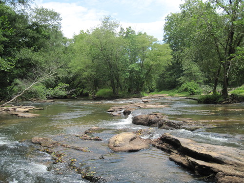 Enoree River at Horseshoe Falls access (Credit: Upstate Forever)