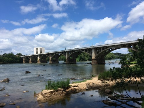 Gervais St Bridge, take-out available on each side of river. (Credit: Tanner Arrington)