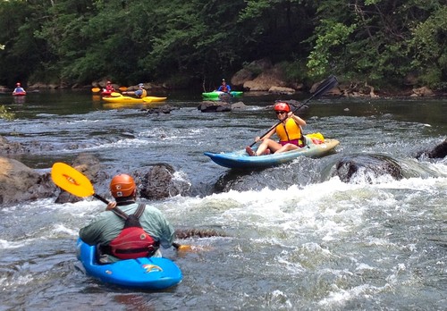 Class II Rapid on the Pacolet below Clifton Beach