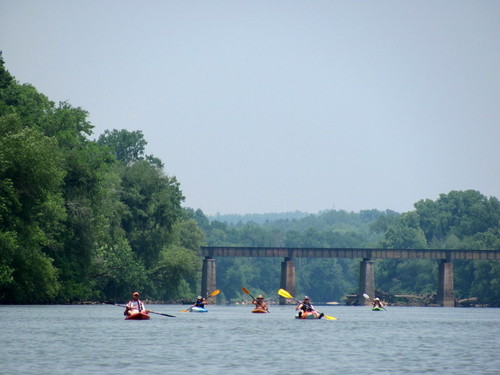 3 H day on the Broad (Hot, Humid, Hazy).  Heat index 114 (Credit: P Cumalander-Frick)