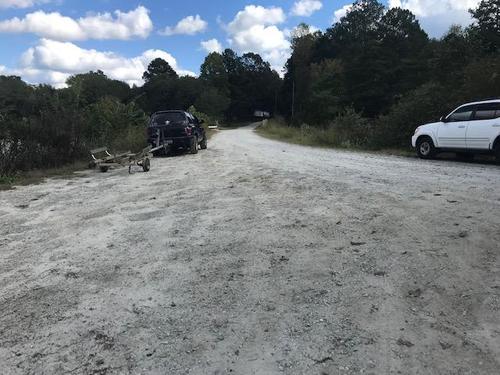 Parking area at Souls Harbor