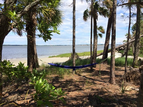 Hammocking on a hammock. (Credit: Tanner Arrington)