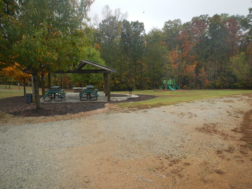 playground and parking area at Karl H. Dixon Memorial Park (Credit: Upstate Forever)