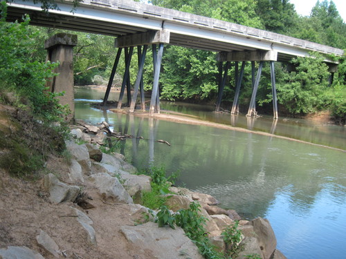 Looking at Maybinton Road from Keitts Landing (Credit: Upstate Forever)