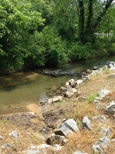 North Saluda River at Les Mullinax Park (Credit: Upstate Forever)