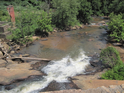 falls below Pelham Mill Dam (Credit: Upstate Forever)