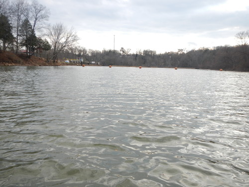 approaching the Ware Shoals Dam (Credit: Upstate Forever)