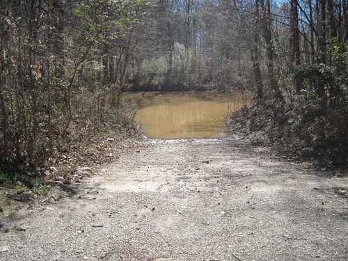 Dirt Boat Ramp at Sandy River Landing (Credit: Upstate Forever)