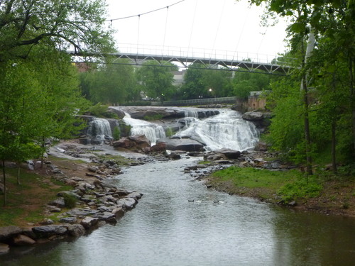 Reedy Falls in Downtown Greenville, SC