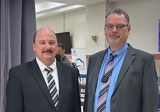 Senator Kelley and Troy Blair